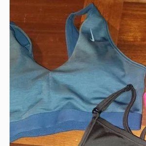 Nike dri-fit sports bra with twist back. Size large